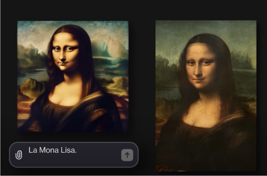 dos cuadros de La Mona lisa